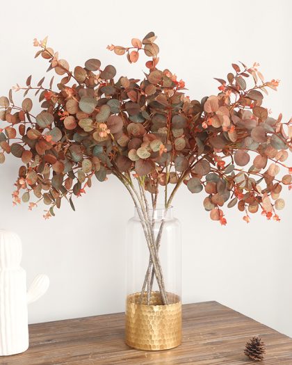 Luxury Plants Leaves Eucalyptus Silk Artificial Flowers